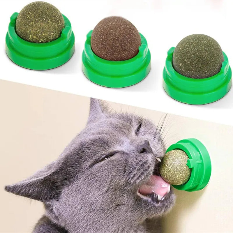 Bolinha de Catnip p/ Gatos - Total Orgânico/Saudável -